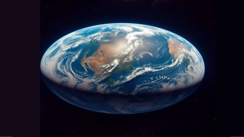 la tierra fue plana pero hace Millones de años