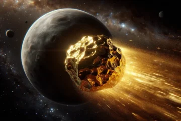 asteroide que se dirige a la Tierra