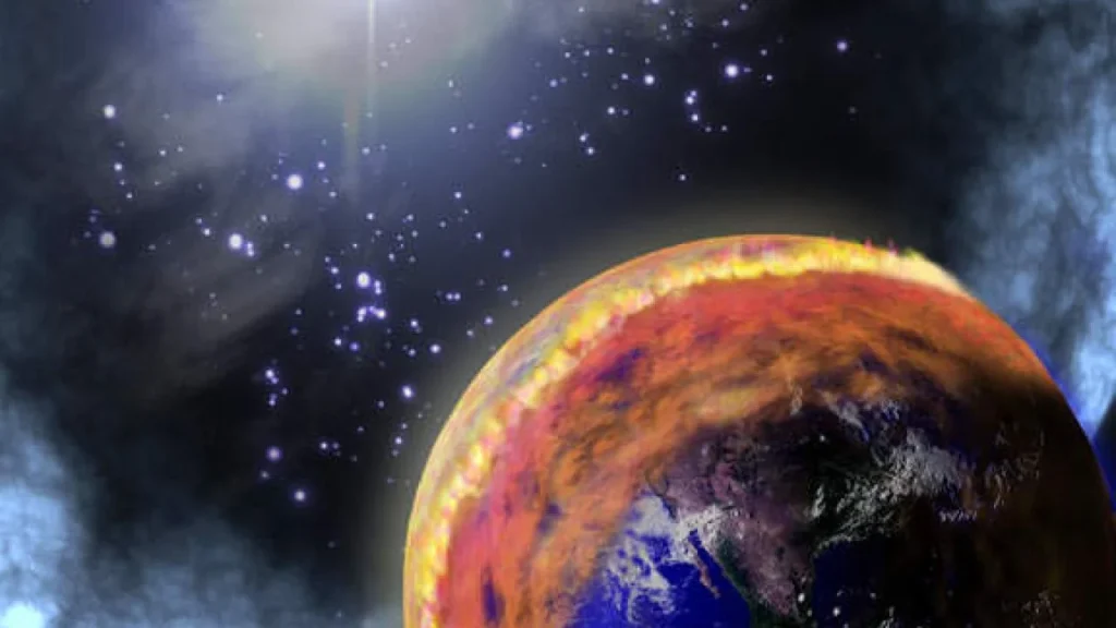 Antimateria alienígena del espacio