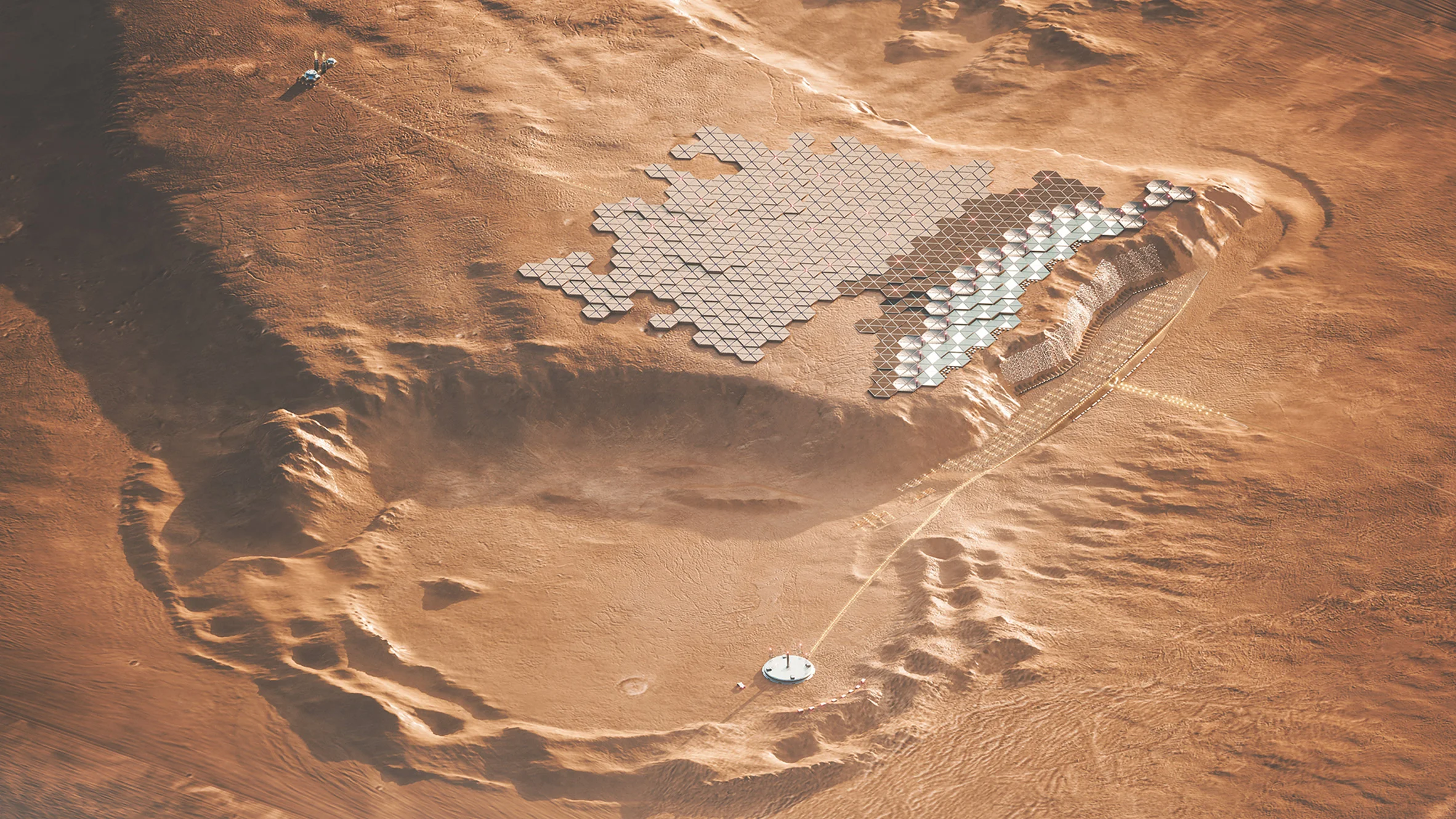 ciudad de Marte que alberga 1 millón de personas
