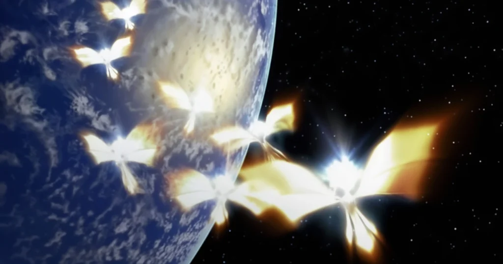 Los astronautas han visto enormes ángeles volando por el espacio