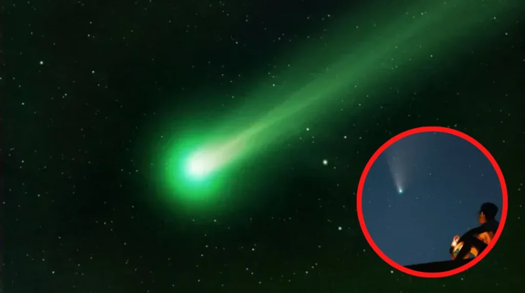 cometa extremadamente raro está visitando la Tierra y puedes verlo a simple vista