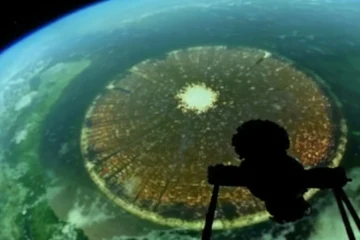 ovni de 3.000 millas de ancho fue filmado desde la ISS