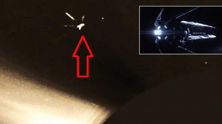 OVNI gigante de "cuatro brazos" capturado por cámaras de la NASA