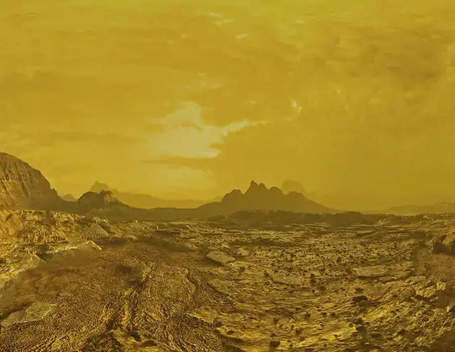 primeras imágenes en luz visible de la superficie de Venus