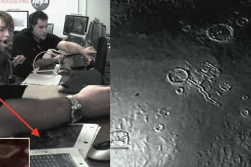 Descuido de una foto de la NASA publicada en Internet destapa raras estructuras sobre la luna